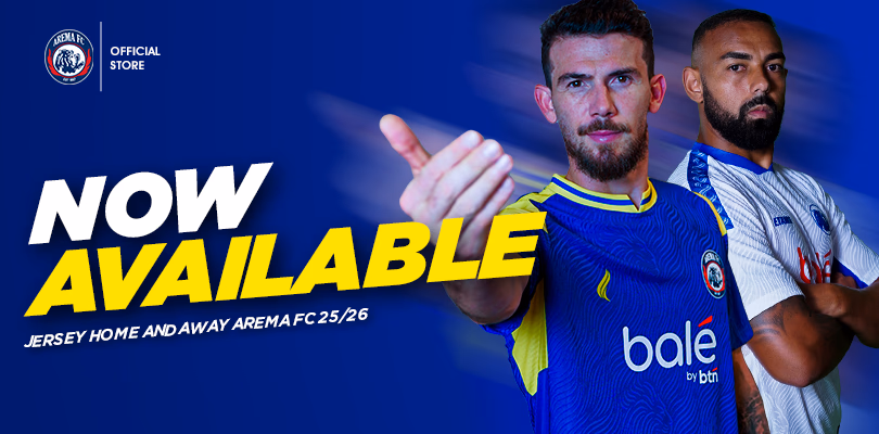 Ready Stock — Jersey Home dan Away Arema FC 25/26